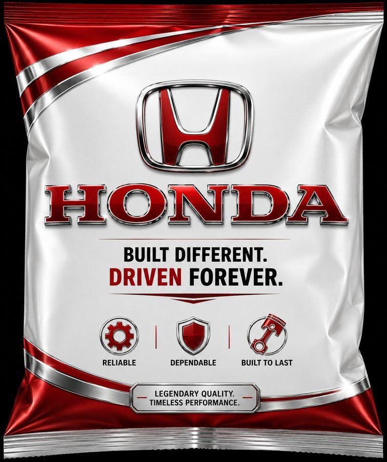 Honda corporate branded chip bag custom prize Partyology Inc